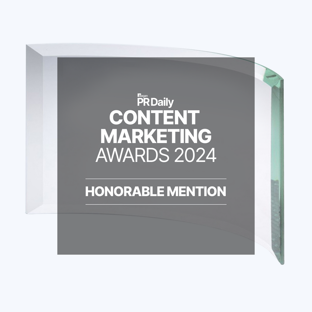 Content Marketing Award - Honorable Mention