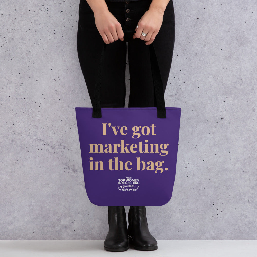 Top Women in Marketing tote bag