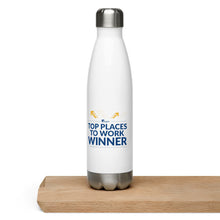Load image into Gallery viewer, Top Places to Work Stainless Steel Water Bottle
