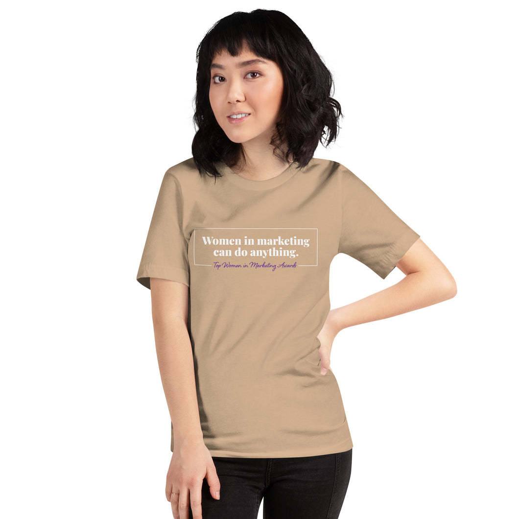 Top Women in Marketing Anything t-shirt